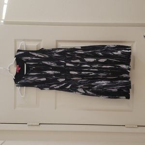 Betsy Johnson Black and White Dress, Size 2